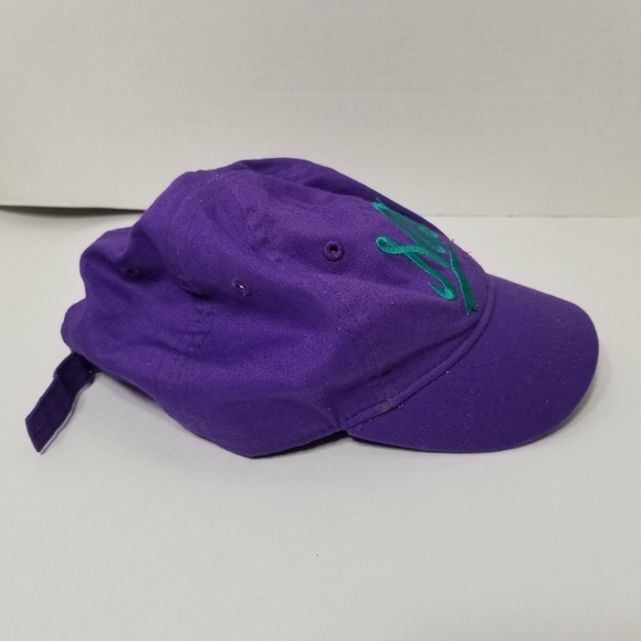 Girls Nike Spellout Swoosh Athletic 72 Department Logo Purple Strapback Hat 4-6X - Picture 5 of 9